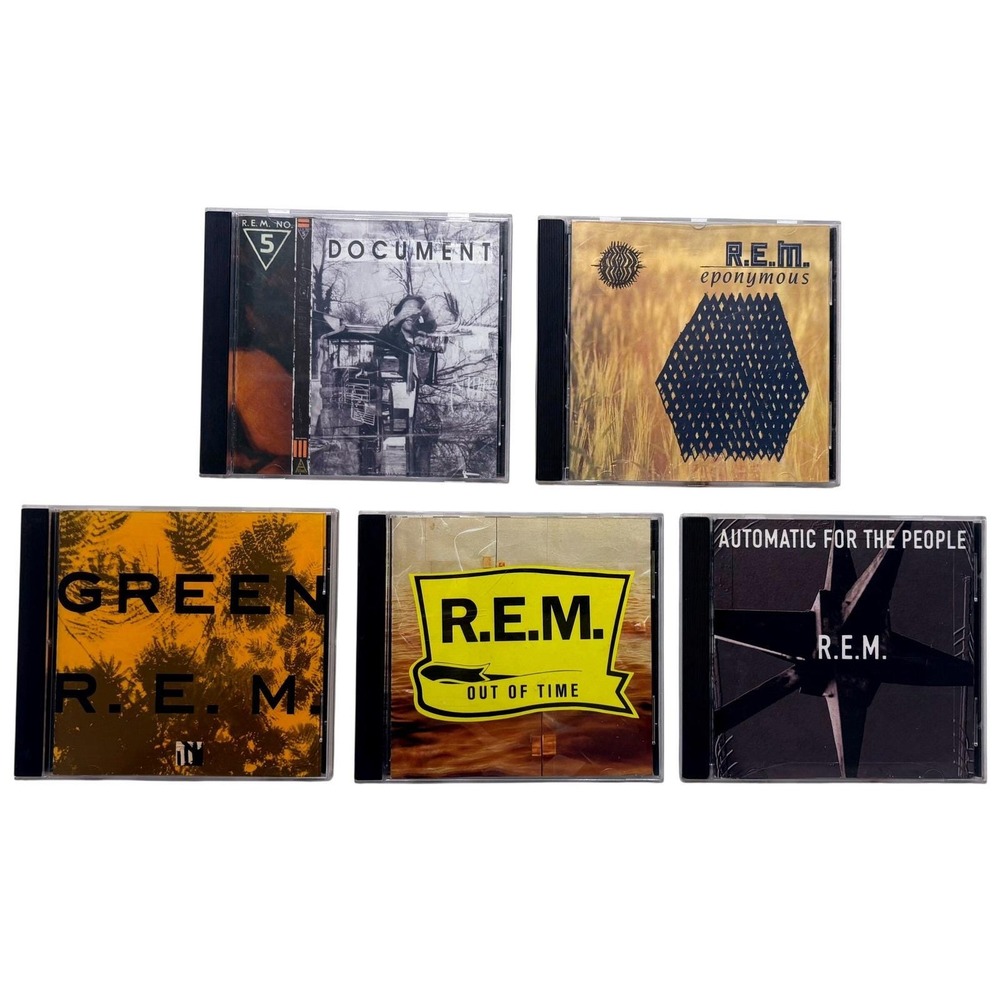 R.E.M. CD Lot 5 Document Eponymous Green Out of Time Automatic for the People